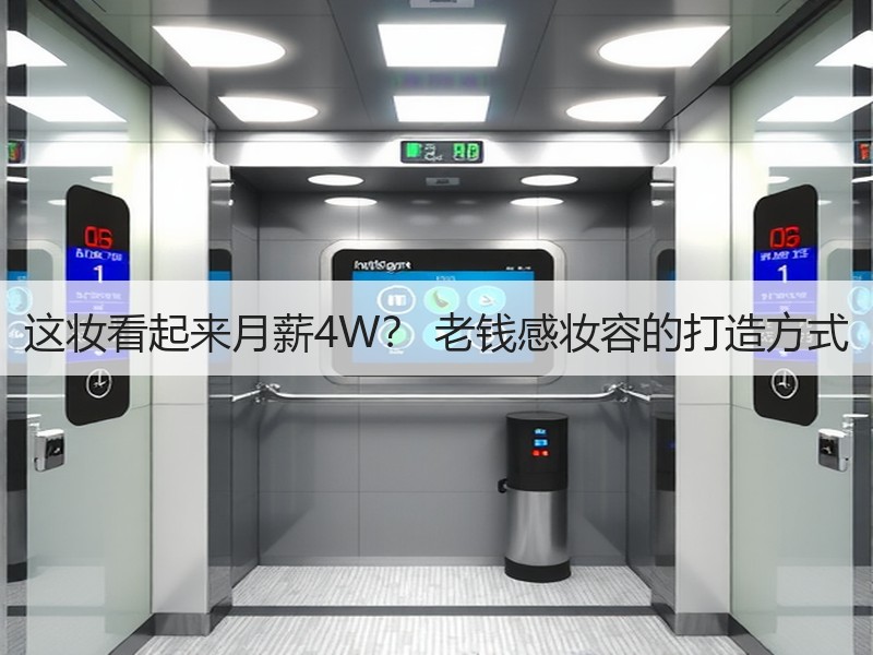 这妆看起来月薪4W？ 老钱感妆容的打造方式