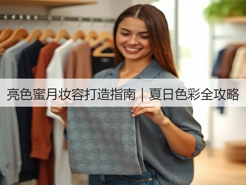 亮色蜜月妆容打造指南｜夏日色彩全攻略