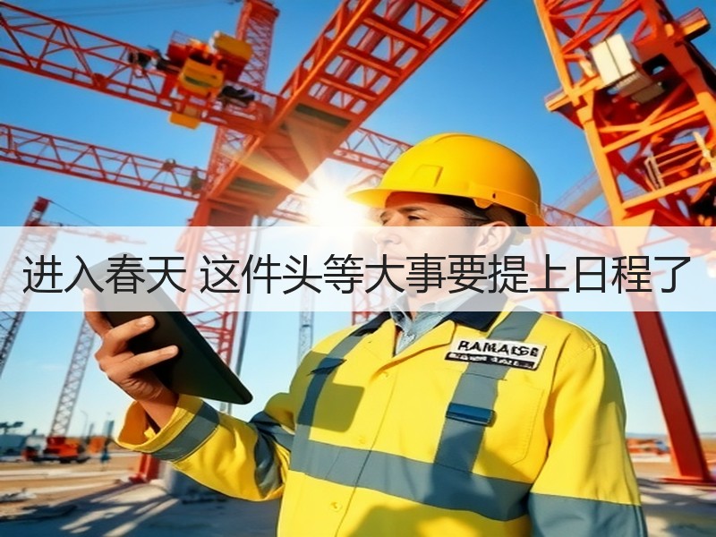 进入春天 这件头等大事要提上日程了
