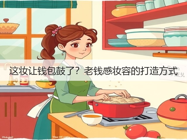 这妆让钱包鼓了？老钱感妆容的打造方式(图2)