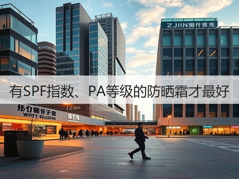 有SPF指数、PA等级的防晒霜才最好