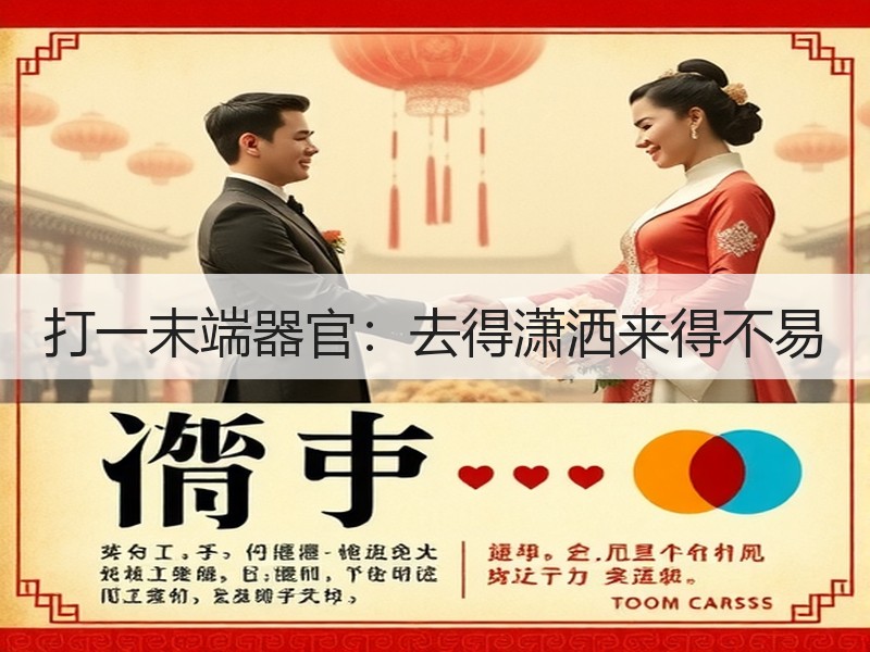 打一末端器官：去得潇洒来得不易