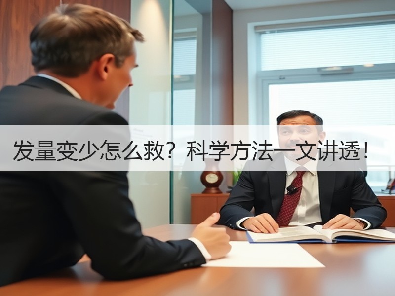 发量变少怎么救？科学方法一文讲透！
