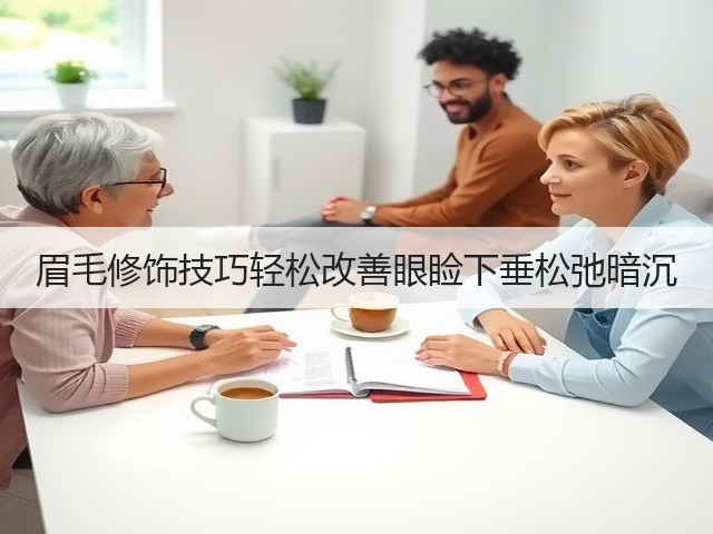 眉毛修饰技巧轻松改善眼睑下垂松弛暗沉(图1)