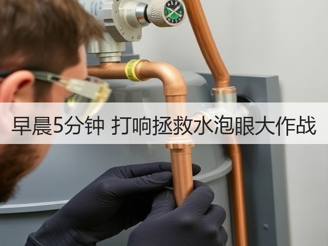 早晨5分钟 打响拯救水泡眼大作战(图1) 早晨5分钟 打响拯救水泡眼大作战(图1)