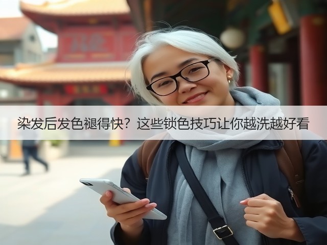 染发后发色褪得快？这些锁色技巧让你越洗越好看(图1)