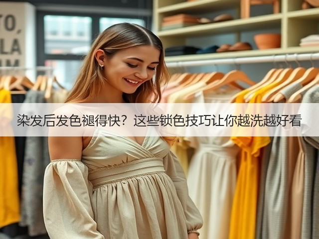 染发后发色褪得快？这些锁色技巧让你越洗越好看(图2)