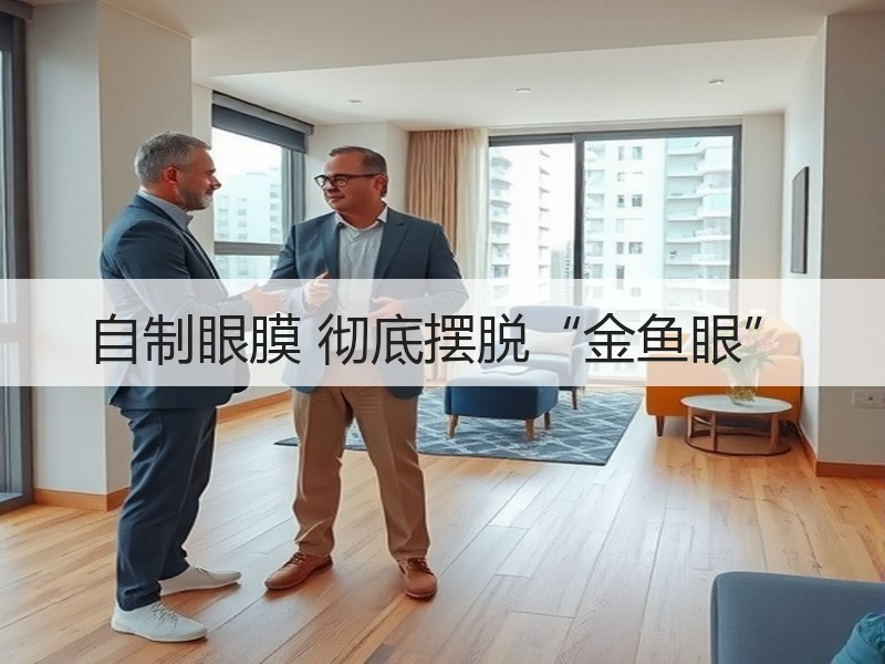 自制眼膜 彻底摆脱“金鱼眼”