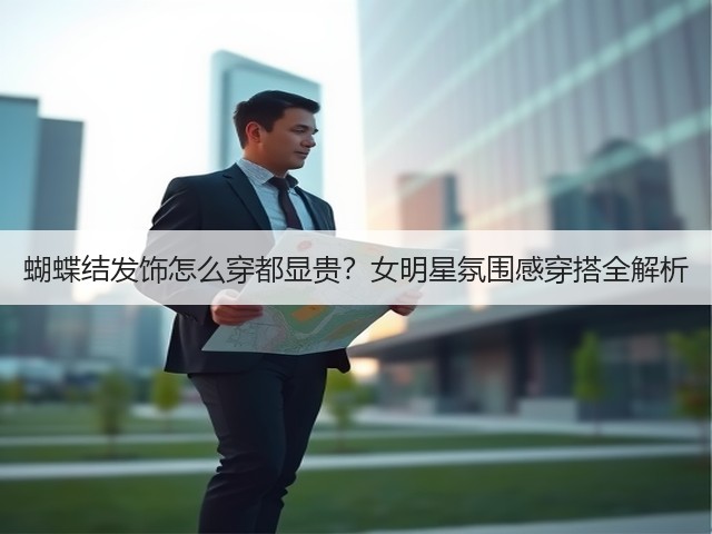 蝴蝶结发饰怎么穿都显贵?女明星氛围感穿搭全解析(图3) 蝴蝶结发饰怎么穿都显贵?女明星氛围感穿搭全解析(图3)