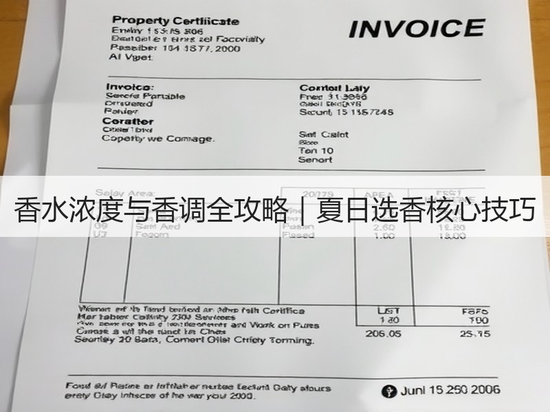 香水浓度与香调全攻略｜夏日选香核心技巧