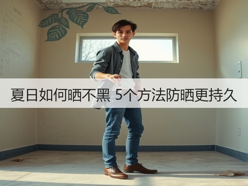 夏日如何晒不黑 5个方法防晒更持久