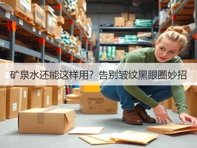 矿泉水还能这样用？告别皱纹黑眼圈妙招(图1)