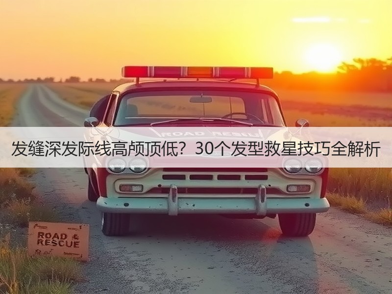 发缝深发际线高颅顶低？30个发型救星技巧全解析