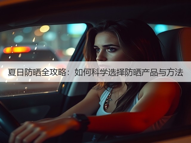 夏日防晒全攻略:如何科学选择防晒产品与方法(图2) 夏日防晒全攻略:如何科学选择防晒产品与方法(图2)