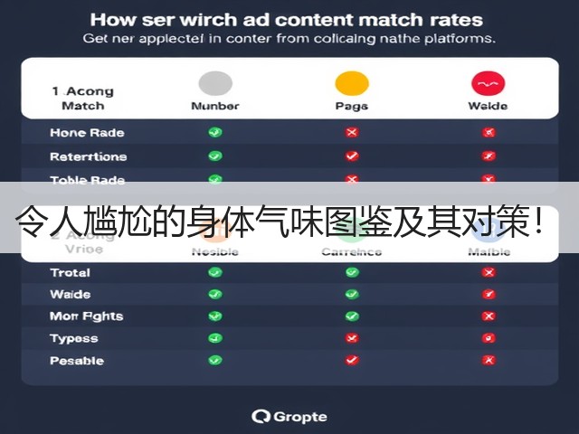 令人尴尬的身体气味图鉴及其对策！(图1)
