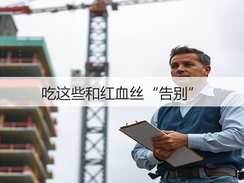吃这些和红血丝“告别”