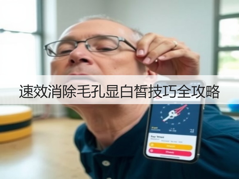 速效消除毛孔显白皙技巧全攻略