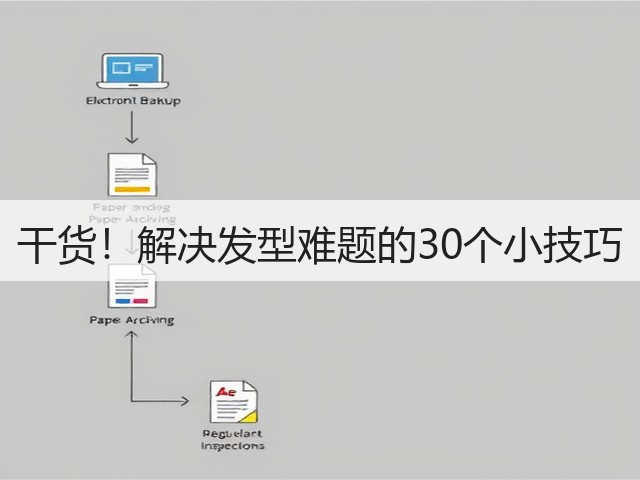 干货!解决发型难题的30个小技巧(图1) 干货!解决发型难题的30个小技巧(图1)