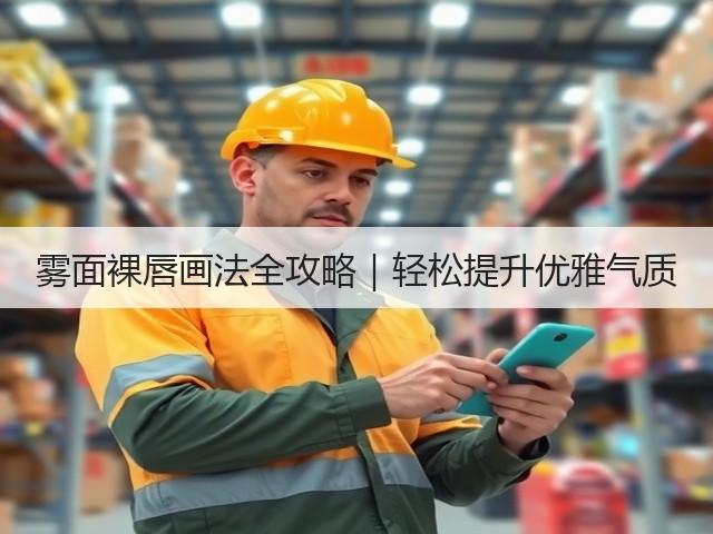 雾面裸唇画法全攻略｜轻松提升优雅气质(图2)