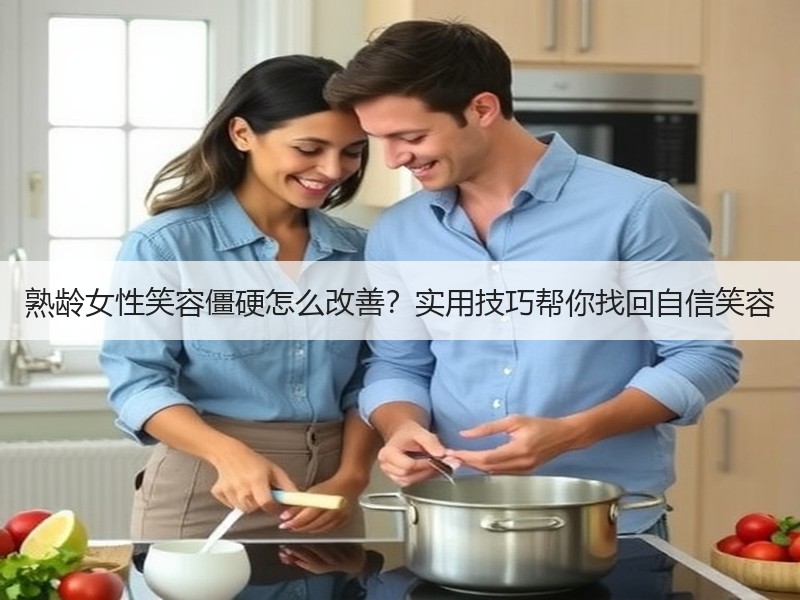 熟龄女性笑容僵硬怎么改善？实用技巧帮你找回自信笑容