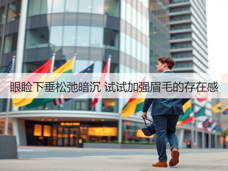 眼睑下垂松弛暗沉 试试加强眉毛的存在感
