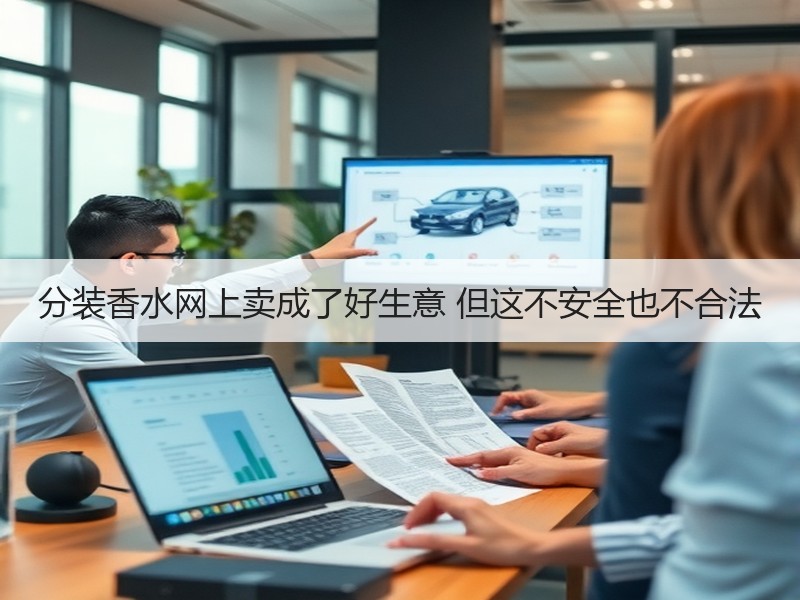 分装香水网上卖成了好生意 但这不安全也不合法