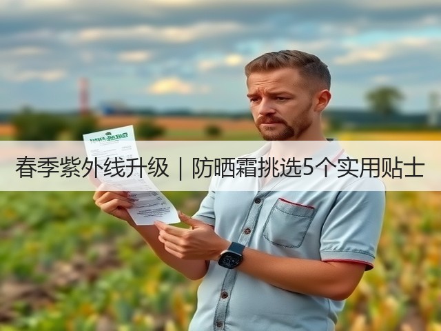 春季紫外线升级|防晒霜挑选5个实用贴士(图2) 春季紫外线升级|防晒霜挑选5个实用贴士(图2)
