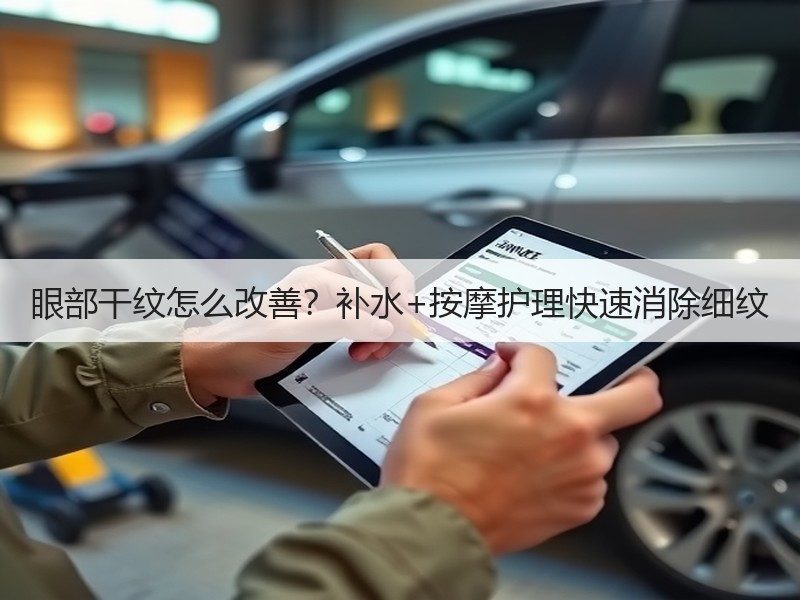 眼部干纹怎么改善？补水+按摩护理快速消除细纹