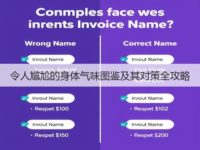 令人尴尬的身体气味图鉴及其对策全攻略(图2) 令人尴尬的身体气味图鉴及其对策全攻略(图2)