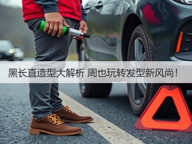 黑长直造型大解析 周也玩转发型新风尚！(图2)