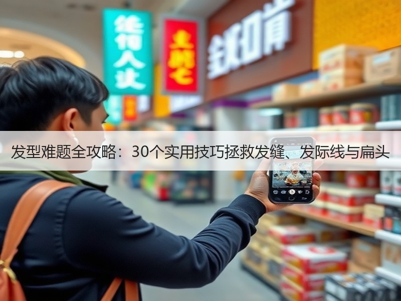 发型难题全攻略：30个实用技巧拯救发缝、