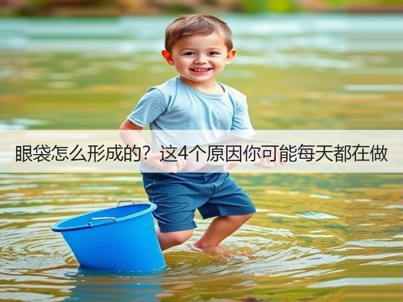眼袋怎么形成的？这4个原因你可能每天都在做