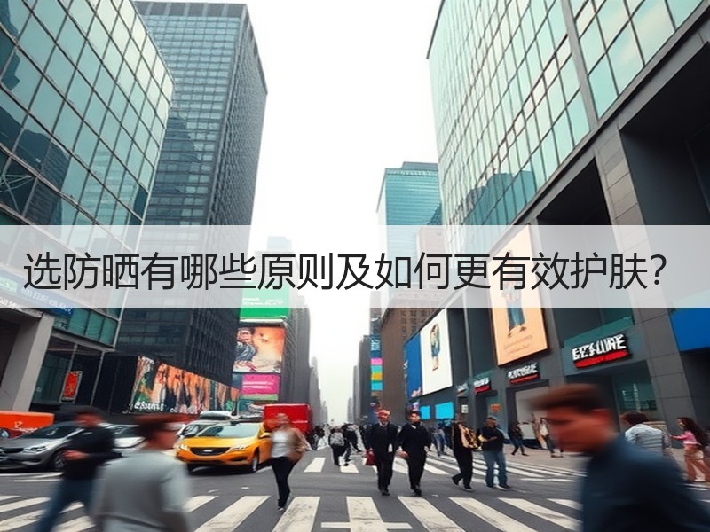 选防晒有哪些原则及如何更有效护肤？