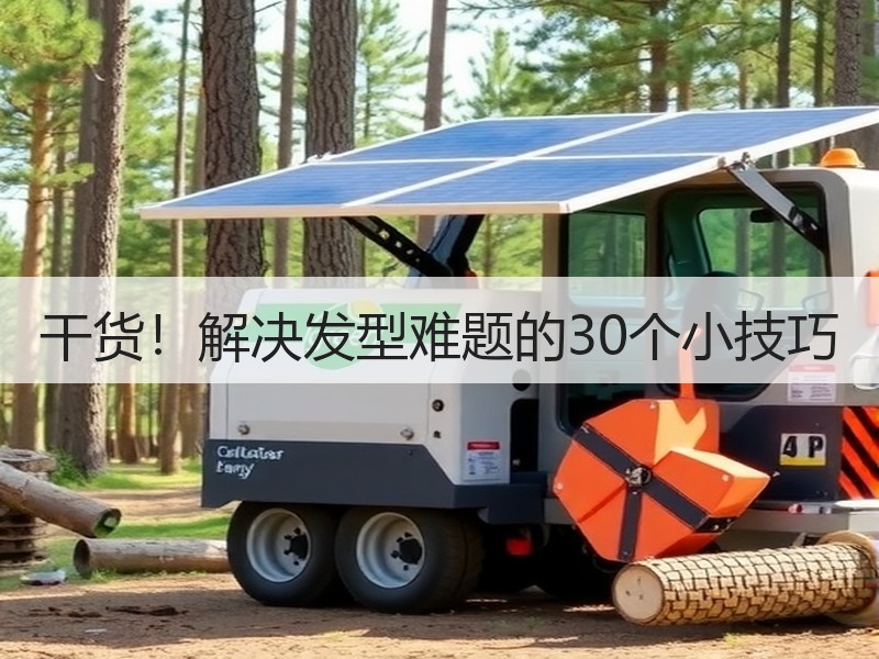 干货！解决发型难题的30个小技巧
