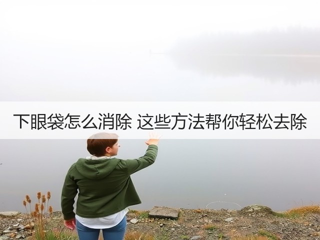 下眼袋怎么消除 这些方法帮你轻松去除(图3)