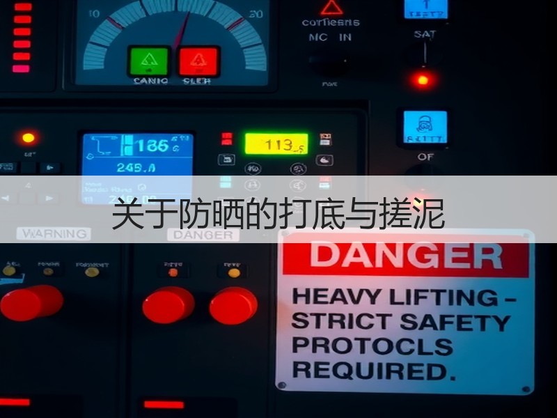 关于防晒的打底与搓泥