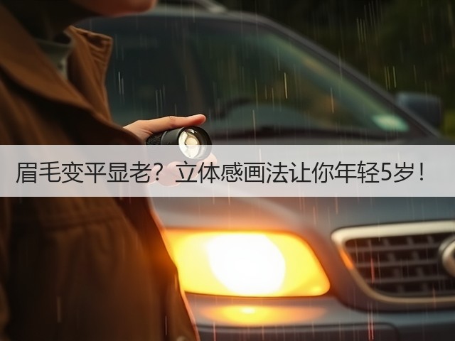 眉毛变平显老?立体感画法让你年轻5岁!(图1) 眉毛变平显老?立体感画法让你年轻5岁!(图1)