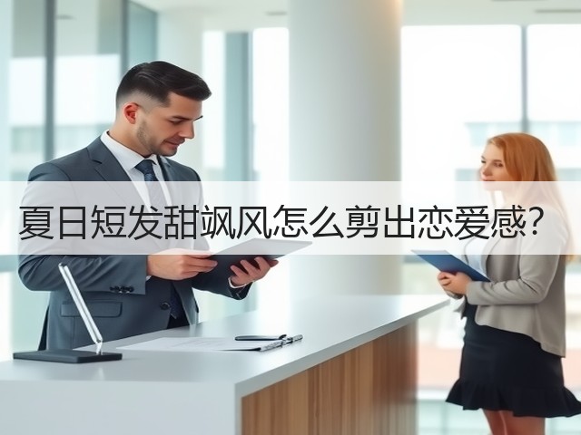 夏日短发甜飒风怎么剪出恋爱感？(图1)