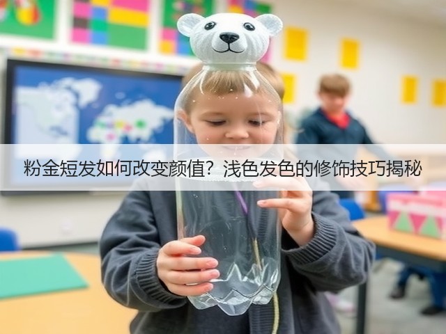 粉金短发如何改变颜值?浅色发色的修饰技巧揭秘(图1) 粉金短发如何改变颜值?浅色发色的修饰技巧揭秘(图1)