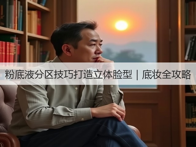 粉底液分区技巧打造立体脸型｜底妆全攻略(图2)