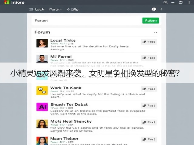 小精灵短发风潮来袭，女明星争相换发型的秘密？(图2)