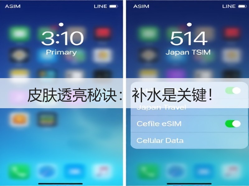 皮肤透亮秘诀：补水是关键！