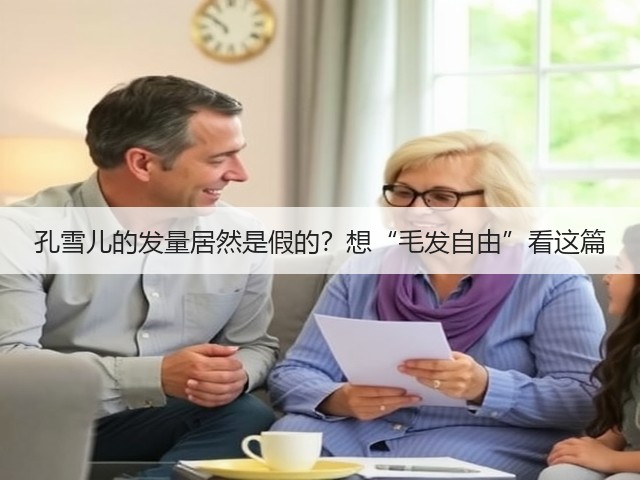 孔雪儿的发量居然是假的?想“毛发自由”看这篇(图2) 孔雪儿的发量居然是假的?想“毛发自由”看这篇(图2)