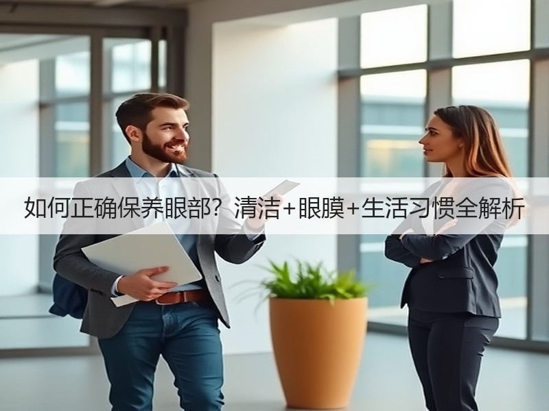 如何正确保养眼部？清洁+眼膜+生活习惯全解析