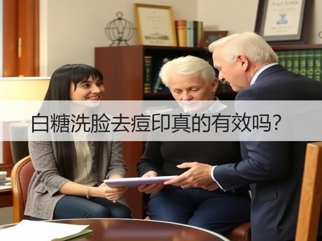 白糖洗脸去痘印真的有效吗？(图1)