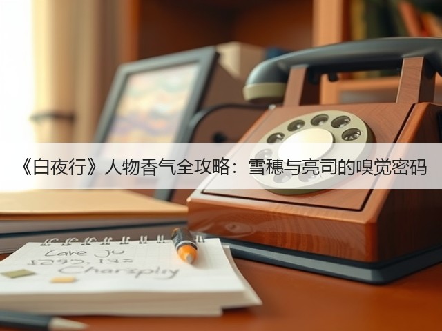 《白夜行》人物香气全攻略:雪穗与亮司的嗅觉密码(图2) 《白夜行》人物香气全攻略:雪穗与亮司的嗅觉密码(图2)
