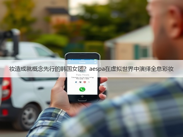 妆造成就概念先行的韩国女团？aespa在虚拟世界中演绎全息彩妆(图2)