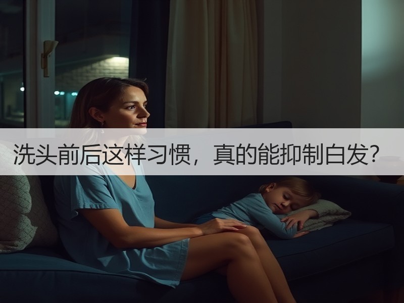 洗头前后这样习惯，真的能抑制白发？