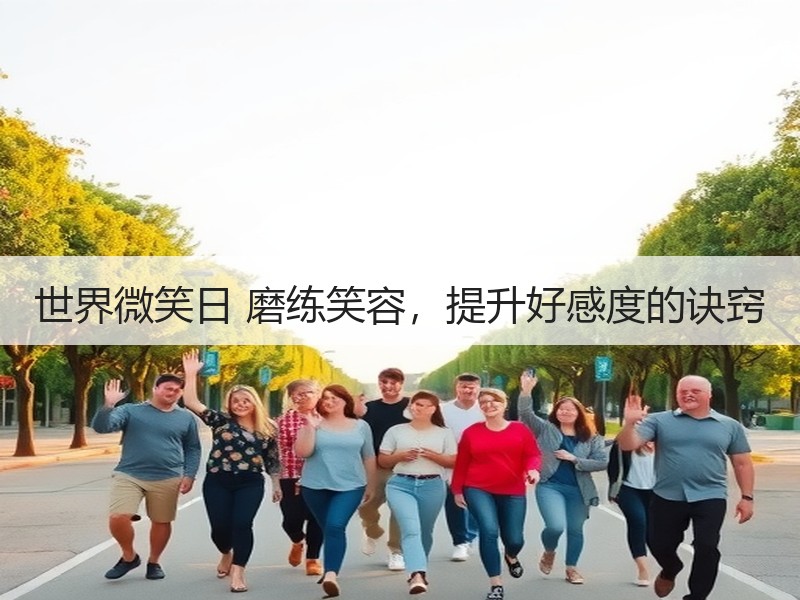 世界微笑日 磨练笑容，提升好感度的诀窍