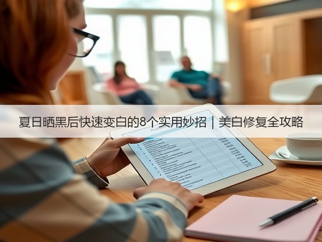 夏日晒黑后快速变白的8个实用妙招|美白修复全攻略(图1) 夏日晒黑后快速变白的8个实用妙招|美白修复全攻略(图1)